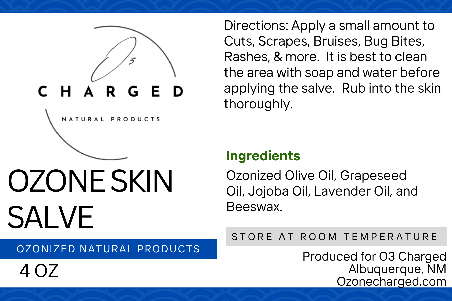 Ozone Skin Salve