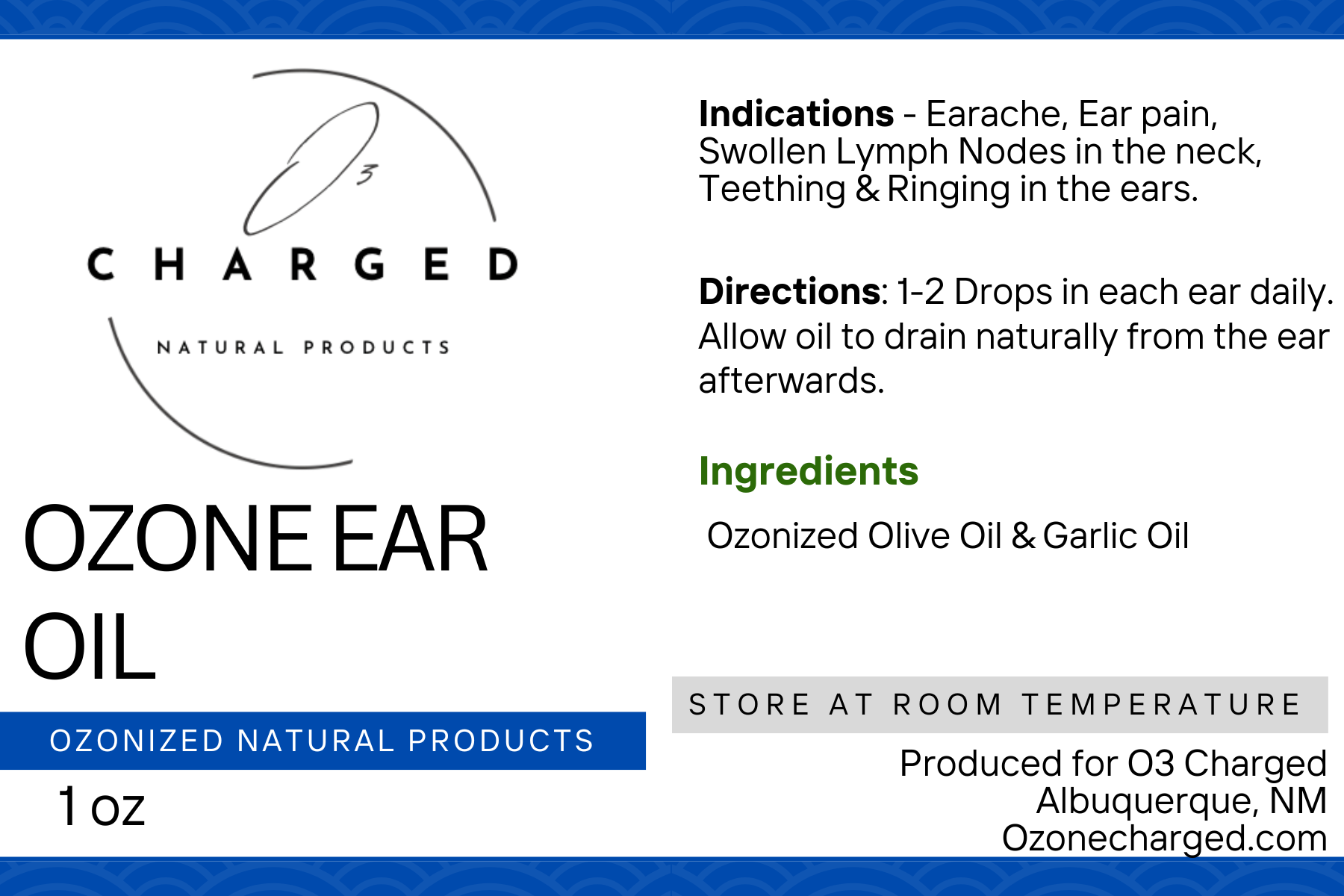 Ozone Ear Oil