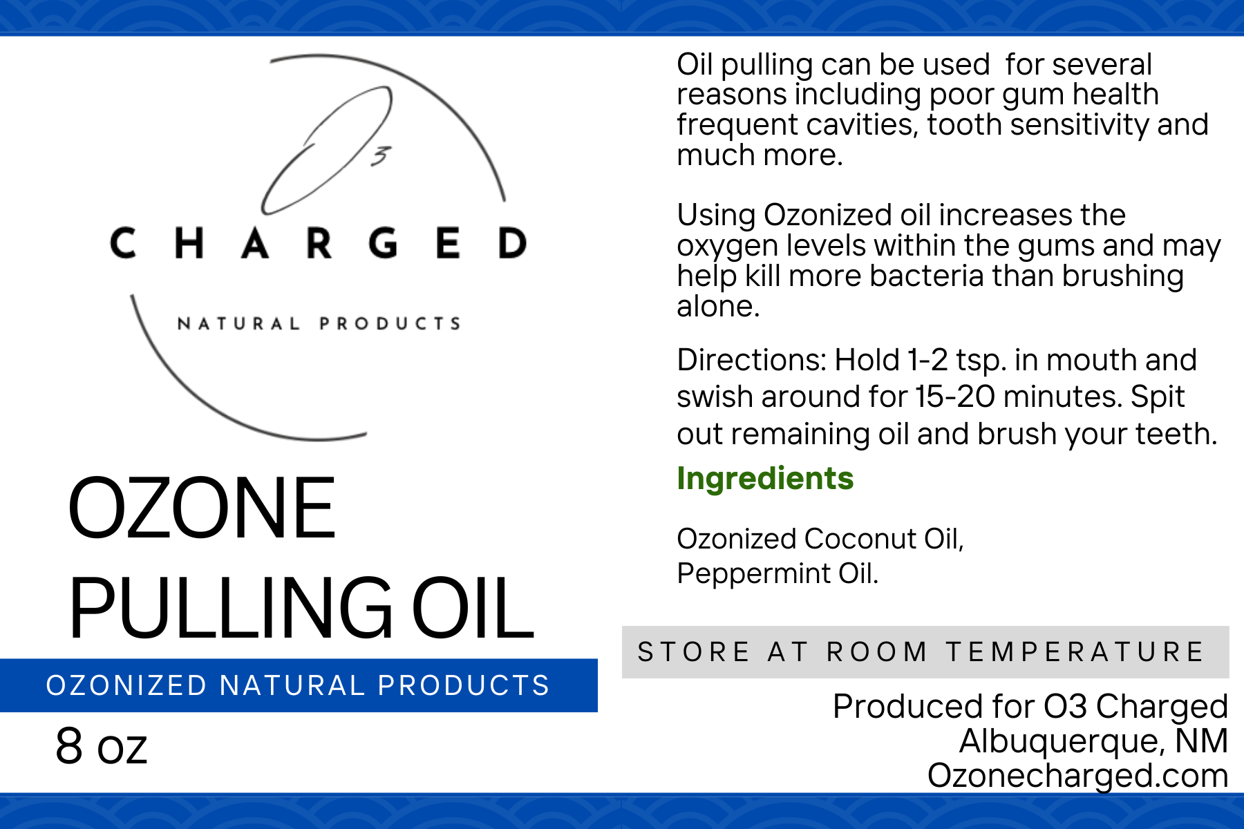Ozone Pulling Oil
